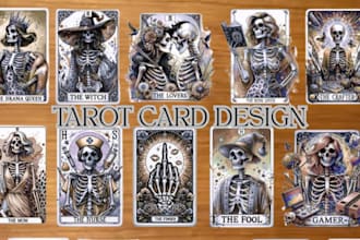 design tarot card oracle card zodiac card tarot card   design tarot card deck