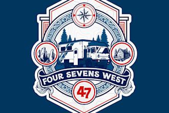 design a professional adventure logo for your outdoor brand