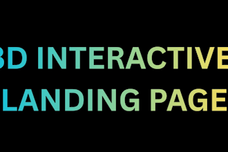 create 3d website animated website webflow website front page