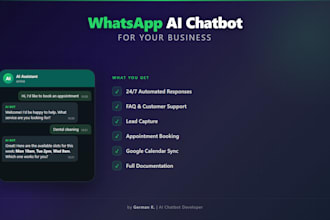 create a whatsapp ai chatbot for your business