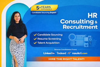 source and screen qualified candidates for your job roles in 48 hours