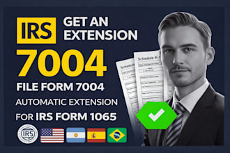 file your extension form 7004 for form 1065 form 1040