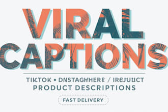 write viral captions for social media