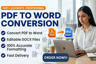 convert pdf files into word or doc