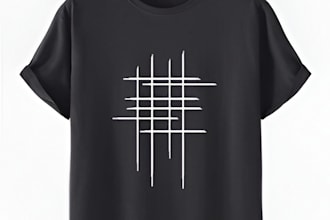 create custom minimalist typography t shirt design for your brand
