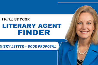 research literary agents and write a professional query letter