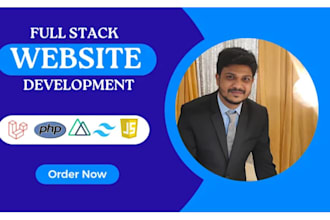 build a full stack web application using laravel rest API and nuxt js