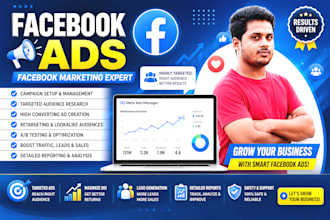 be your facebook ads manager and instagram ads expert