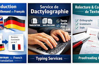 translate english and german professionnally to french