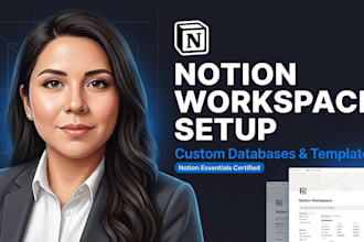 set up your notion workspace with custom databases and notion templates