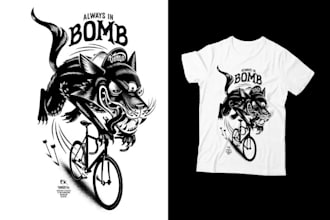 do minimalist modern t shirt design