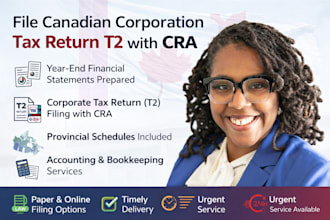 file your canadian corporation tax return t2 with cra