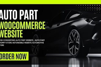 build auto part woocommerce website auto website automotive auto part website