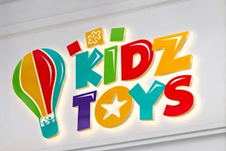 design childcare daycare education school baby store children toyshop kids logo