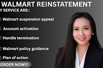 reinstate walmart suspension appeal letter poa
