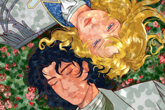 draw a custom anime style illustration