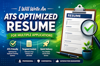 write an ats optimized resume for any purpose