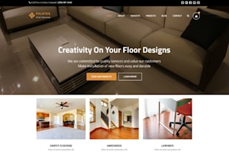 design flooring website tiling website handyman website
