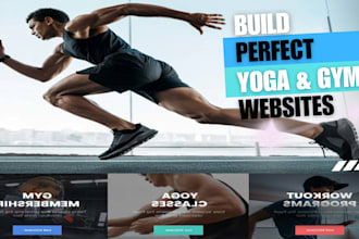 build lucrative fitness shopify store workout or gym website yoga coach website