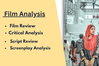 write critical analysis of film