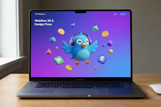 develop webflow, 3d animated, website development fix webflow design developer