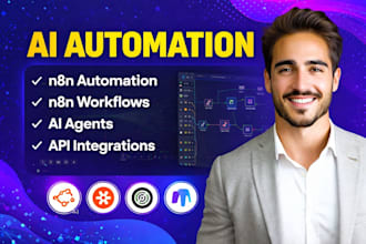 develop smart n8n ai automation, n8n ai agents data, zapier ai api integration