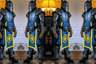 custom wearable anime cosplay armor knight fantasy game movie prop accessories