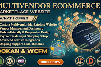 build german wordpress multi vendor, eccomerce marketplace website,dokan webshop