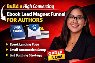 build a high converting ebook lead magnet funnel for authors