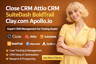 close crm attio crm suitedash boldtrail clay com apollo io