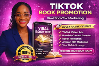 do tik tok book promotion videos ads booktok content creator tiktok video ads