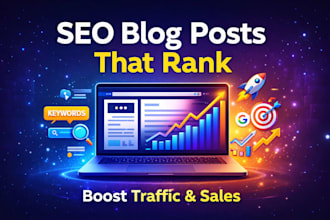write seo optimized blog posts and articles using chatgpt