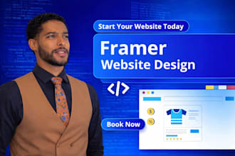 do professional framer website design, framer landing page, figma to framer