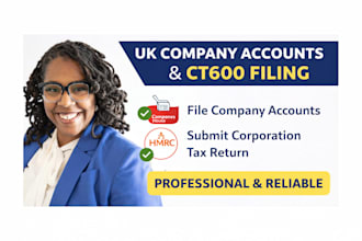 file UK company accounts and ct600 corporation tax return accurately