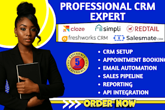 setup cloze crm automation redtail resimpli salesmate freshworks simpro ninox
