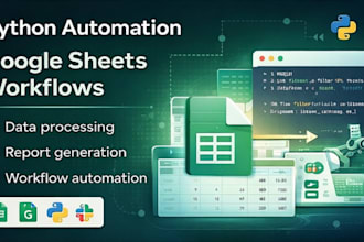 build python automation for google sheets