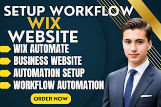 automate wix workflow business processes customer interaction system website