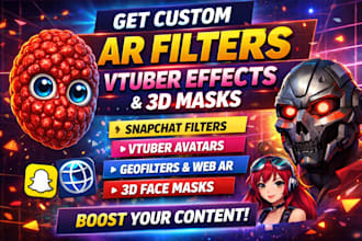 ar filter ar vtuber snapchat filter streaming filter burnt peanut game filter
