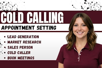 do b2b cold calling sdr appointment setter bdr coldcaller virtual assistant