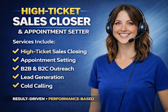 do b2b cold calling sdr appointment setter bdr coldcaller virtual assistant