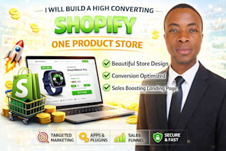 build a high converting shopify one product store