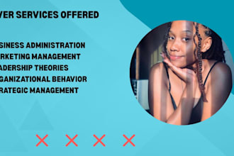 do business, marketing, and leadership tasks, projects, and PPT