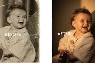 enhance and upscale low quality photos to HD