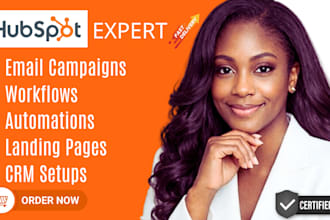 help set up hubspot CRM to organize leads and grow your sales