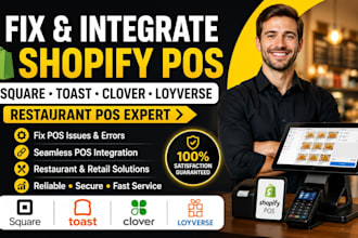 fix shopify pos square pos toast pos clover loyverse restaurant pos integration