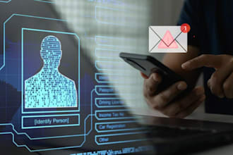 do osint background check, trace fake social media account, email, phone number