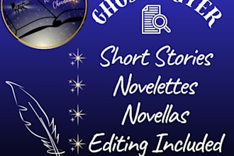 ghostwrite fantasy, adventure, or romance