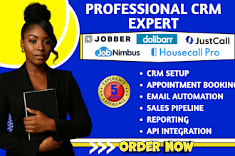 setup jobber housecall pro invoice jobnimbus justcall integration zendesk crm