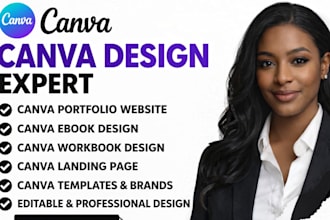 design canva portfolio website canva ebook design canva workbook landing page