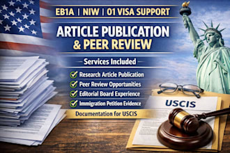 format and optimize your academic profile for eb1a niw visa petitions